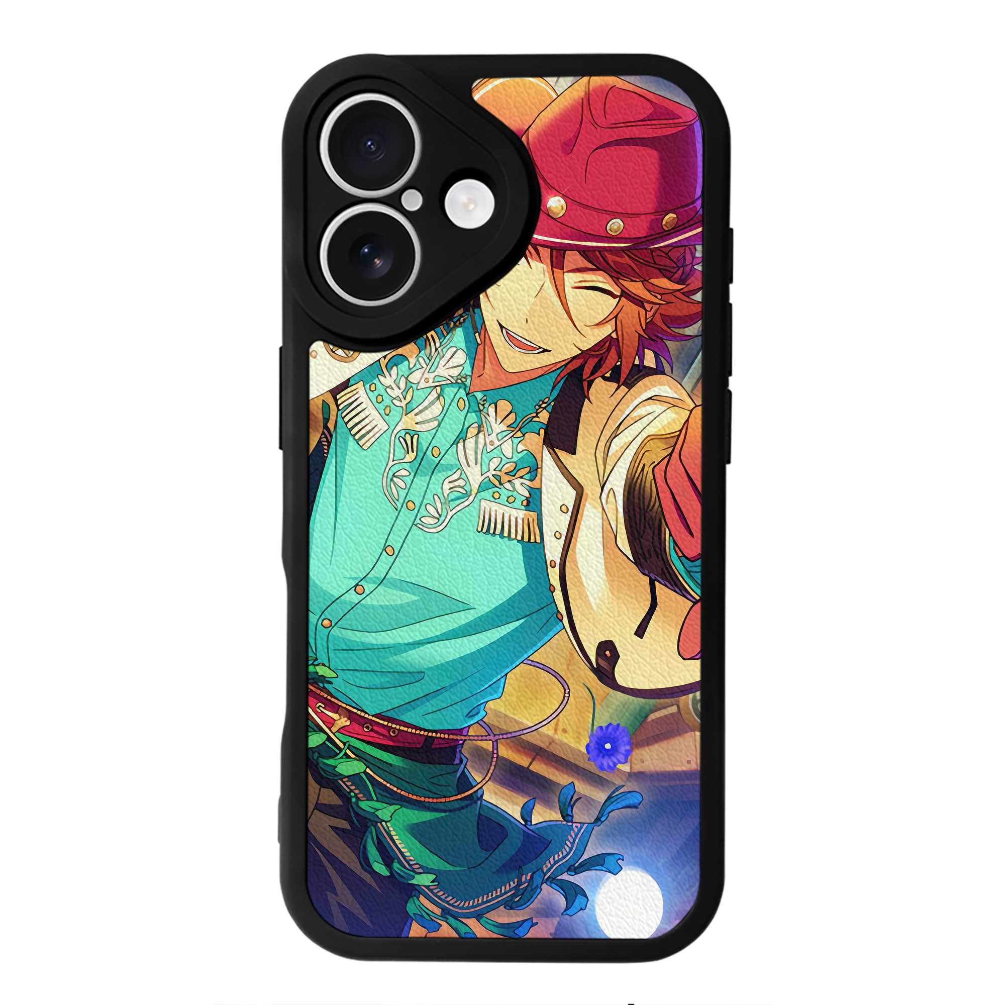 （画像用） あんさんぶるスターズ! Ensemble Stars 【iPhone 16シリーズ対応】シリコンスマホケース（レザー調） 材質：シリコン